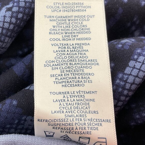 Seven7 Sz4 Indigo Pythod Skinny Pants - Picture 7 of 12